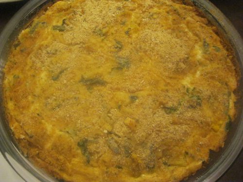 Crust-less Noodle and Vegetable Quiche | The Levantess